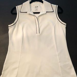 Women’s Adidas ClimaCool White Sleeveless Golf